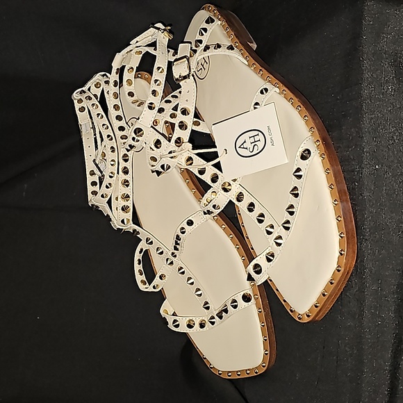 ASH Maeva Sandal size 40 size 10 cream color new - Picture 1 of 5